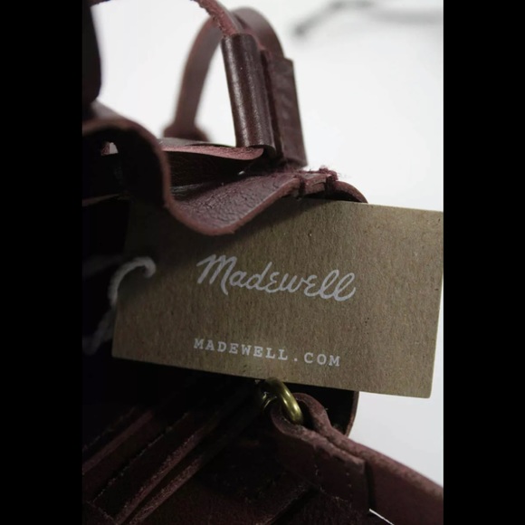 ❌SOLD❌Nwt Madewell Womens Leather Solid Bucket - Picture 5 of 6